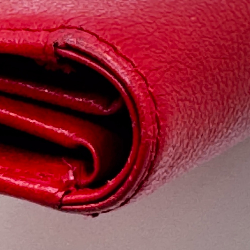 YSL - Saint Laurent- soft leather bright Pink kiss lock wallet - Picture 11 of 16